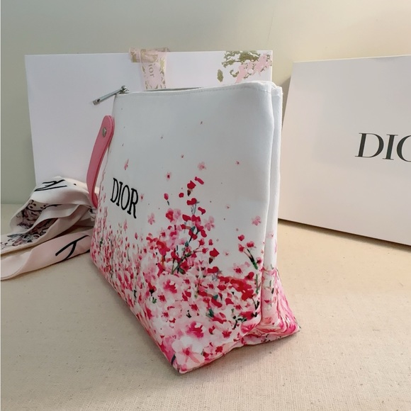 Miss Dior🌸Floral Cosmetic Makeup Clutch Bag - Picture 6 of 15